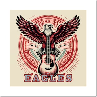 tshirt mug, sticker, print The Eagles Band fans art Posters and Art